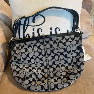 Black Coach shoulder bag